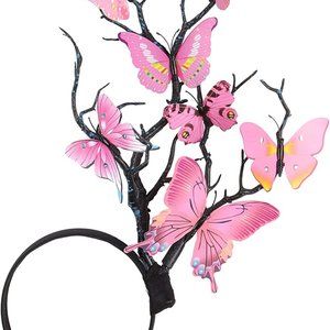 Butterfly Fascinator Hat Monarch Butterfly Headband Crown Tea Party Halloween